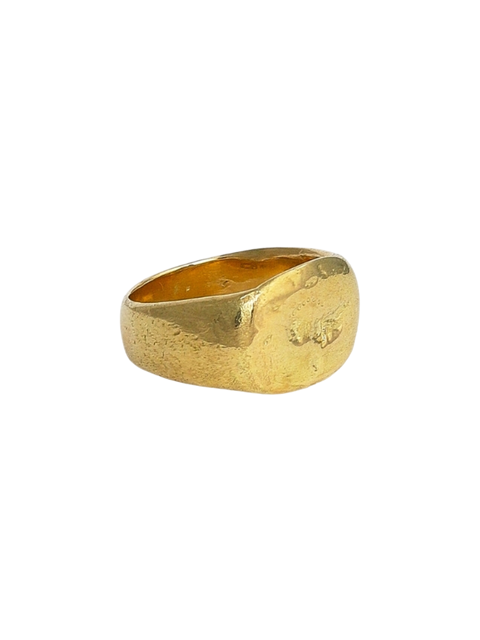 Amyclides signet ring - solid gold